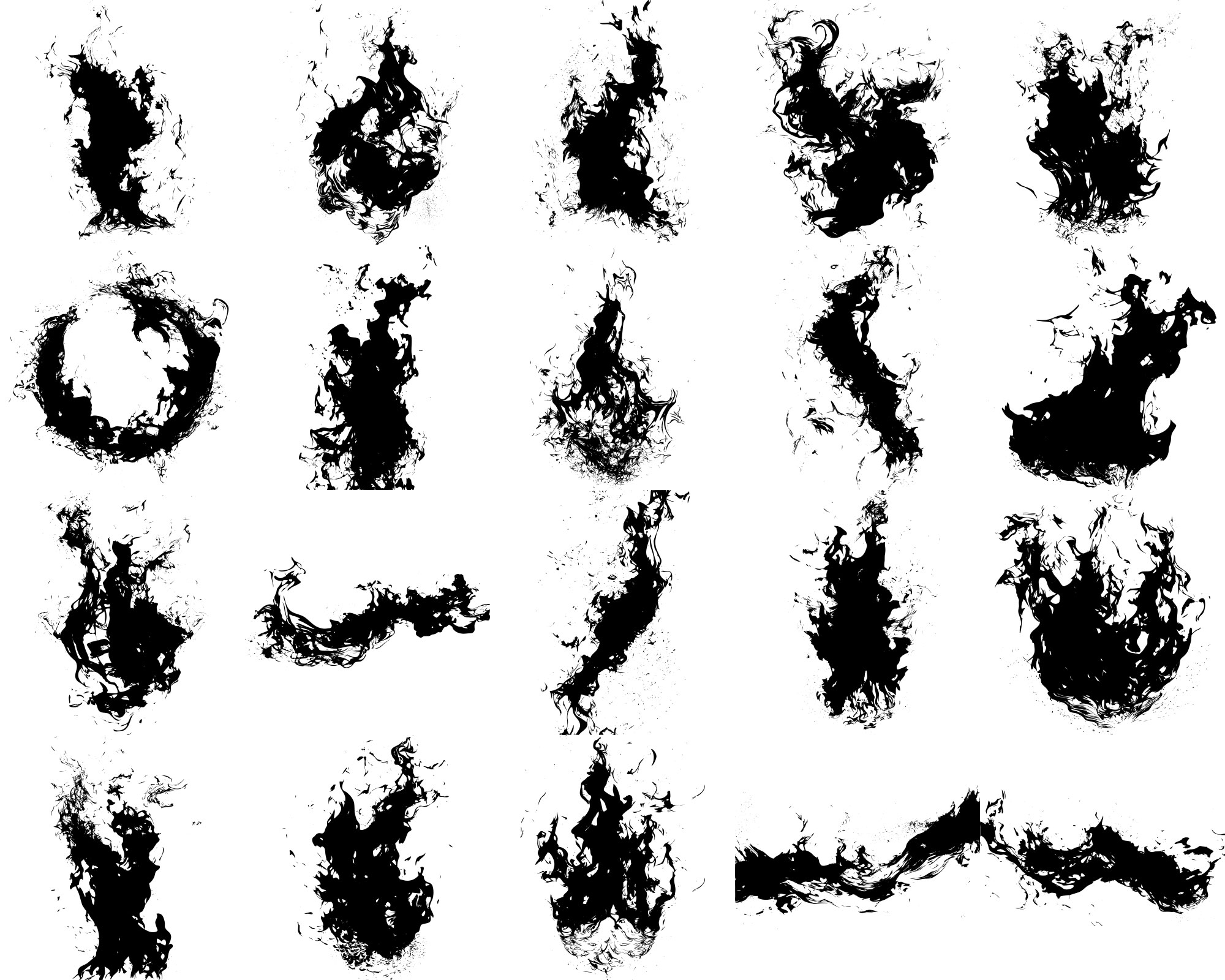 Formes Feux flammes (5) Formes Feux flammes (5)