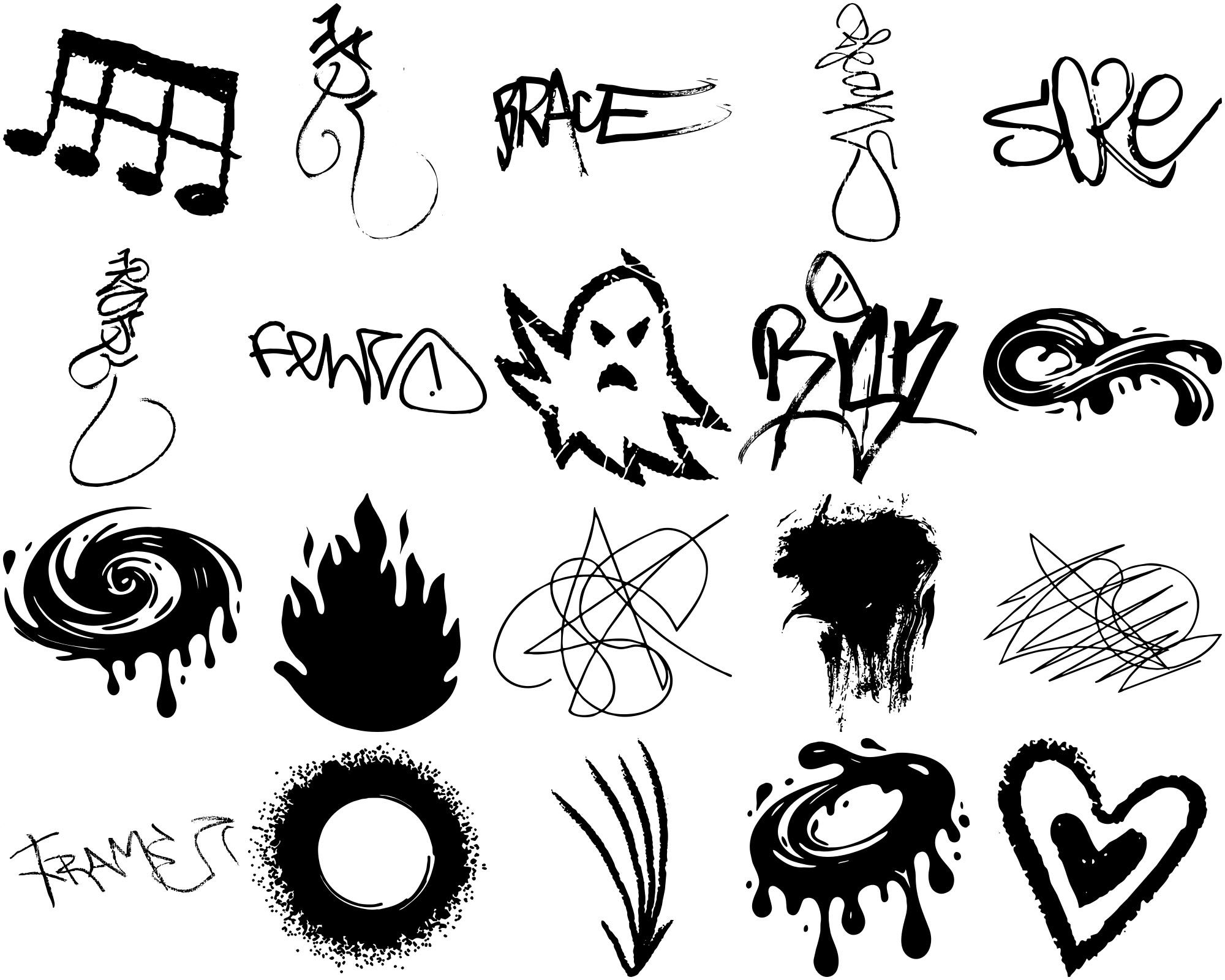 Formes Graffiti (2)