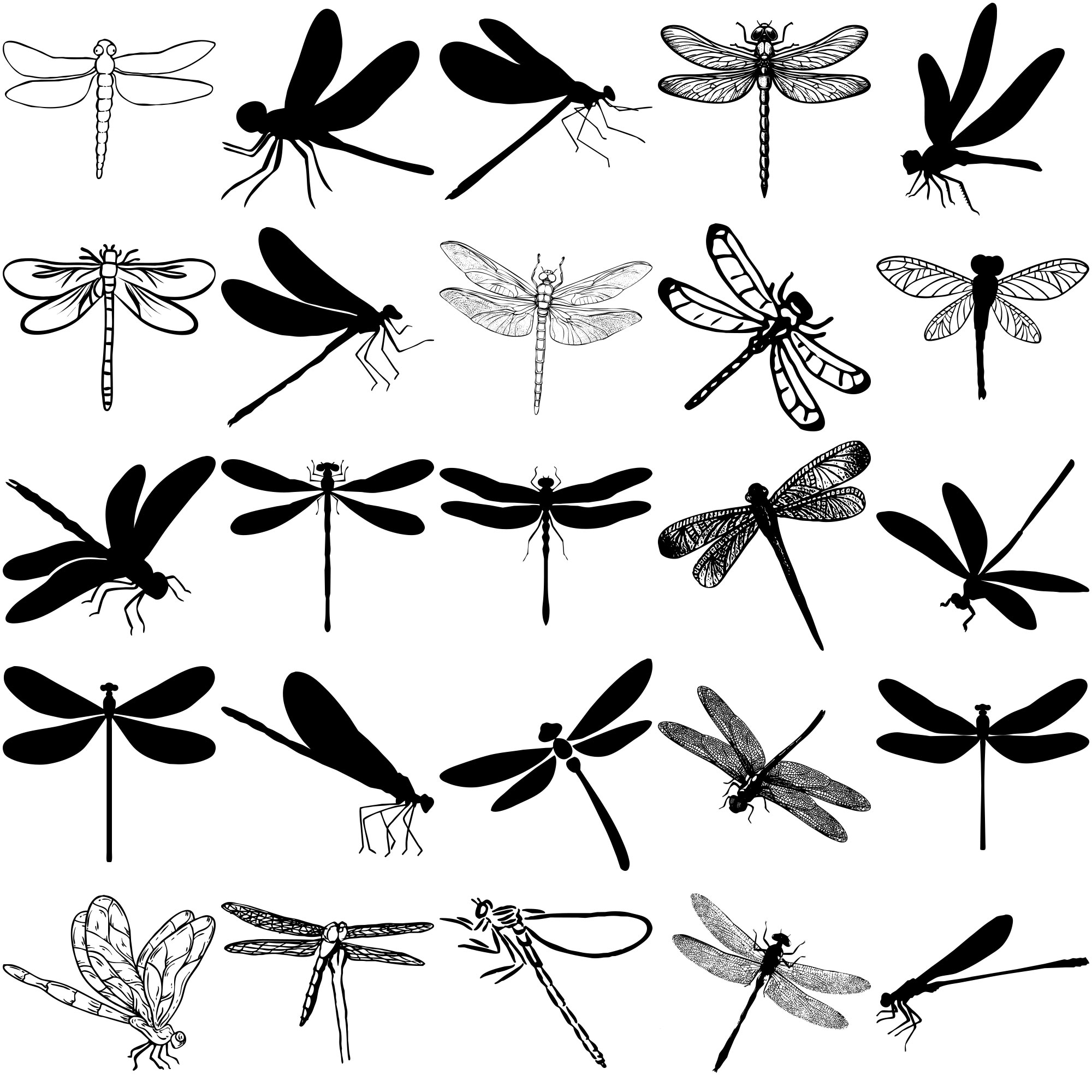 Formes Libellules (3)