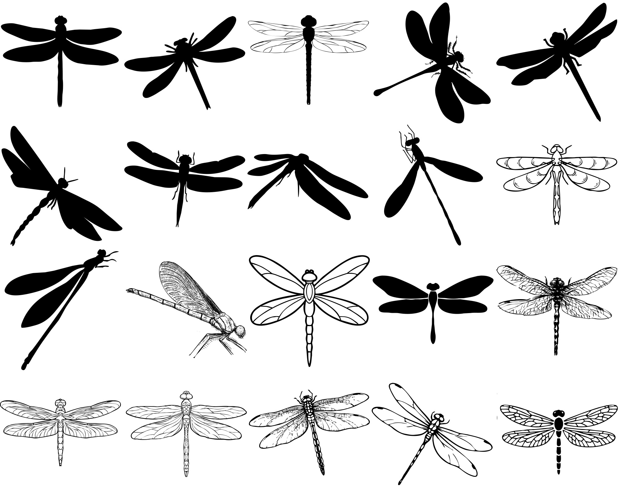 Formes Libellules (4) Formes Libellules (4)
