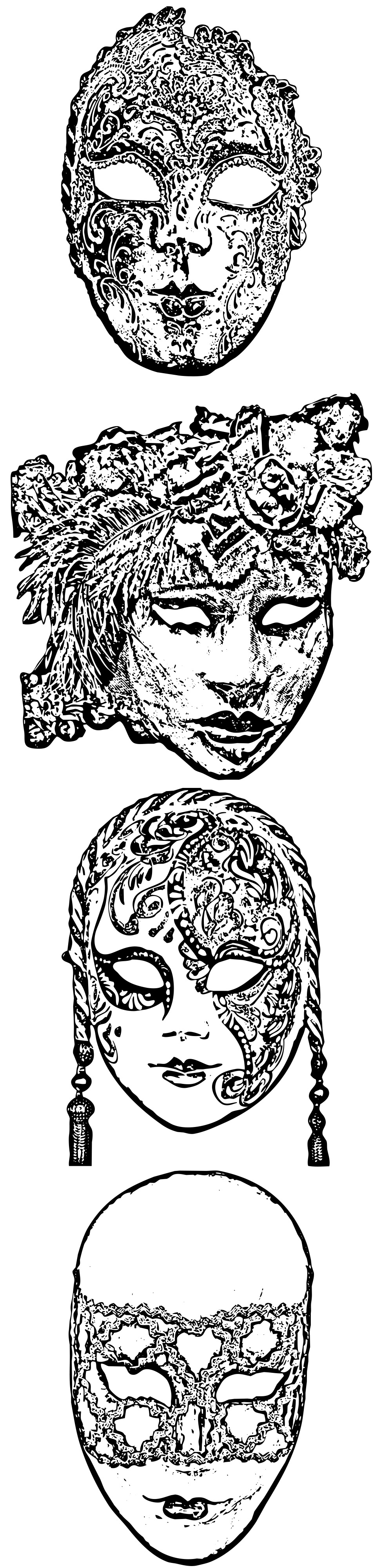 Formes Masques carnaval (4) Formes Masques carnaval (4)