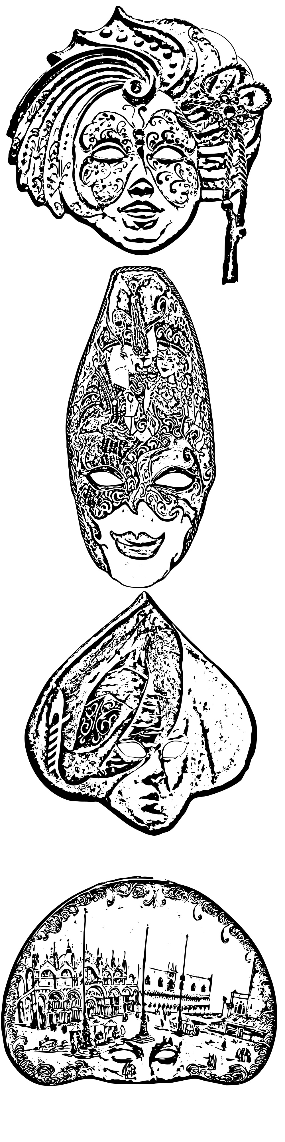 Formes Masques carnaval (5) Formes Masques carnaval (5)