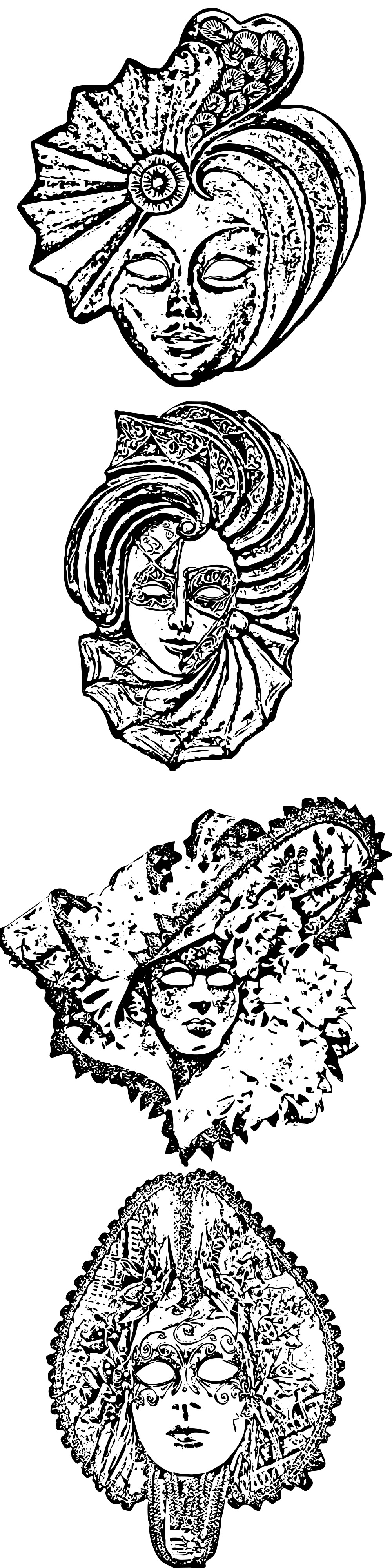 Formes Masques carnaval (6) Formes Masques carnaval (6)