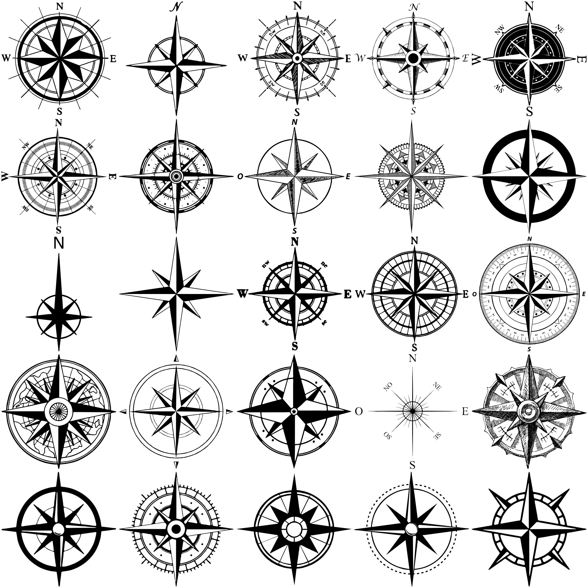 Formes Roses des vents (1)