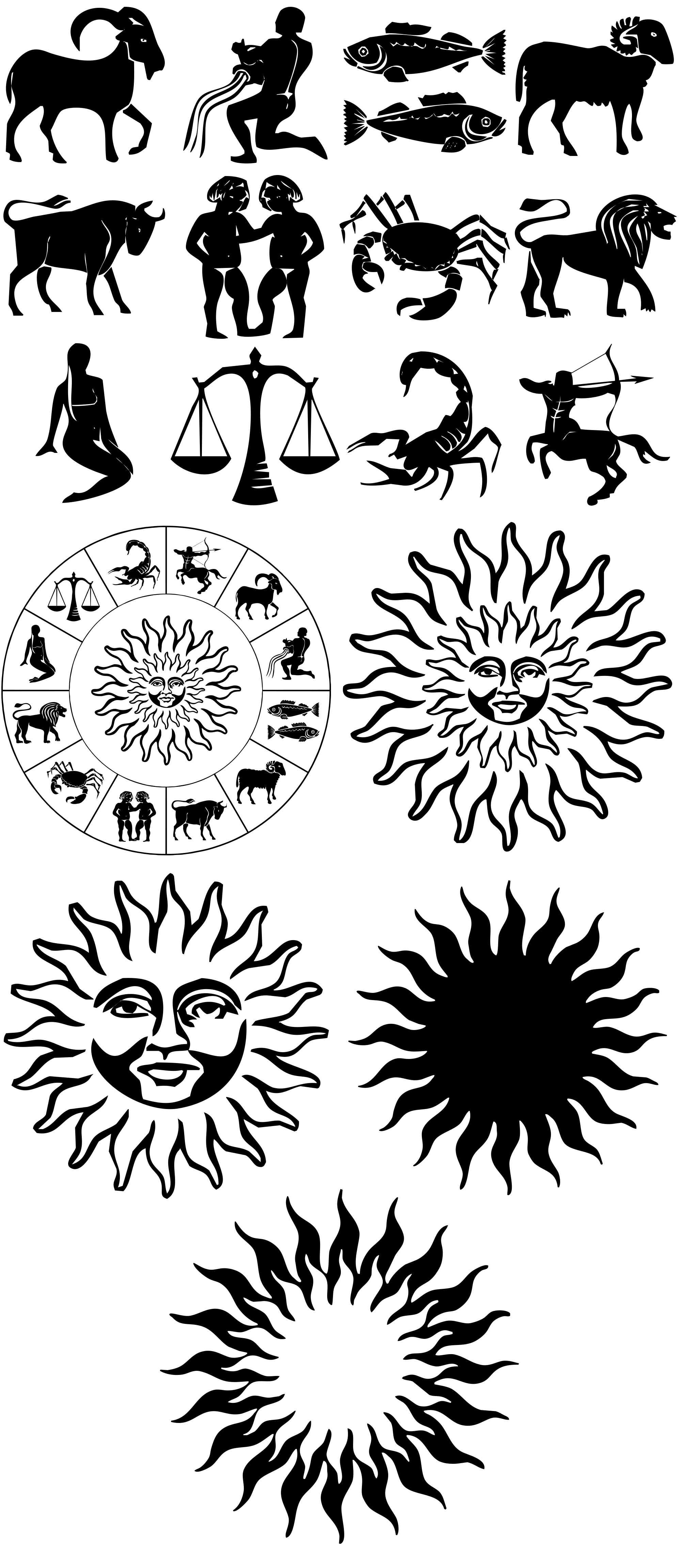 Formes Signes zodiaque (3)