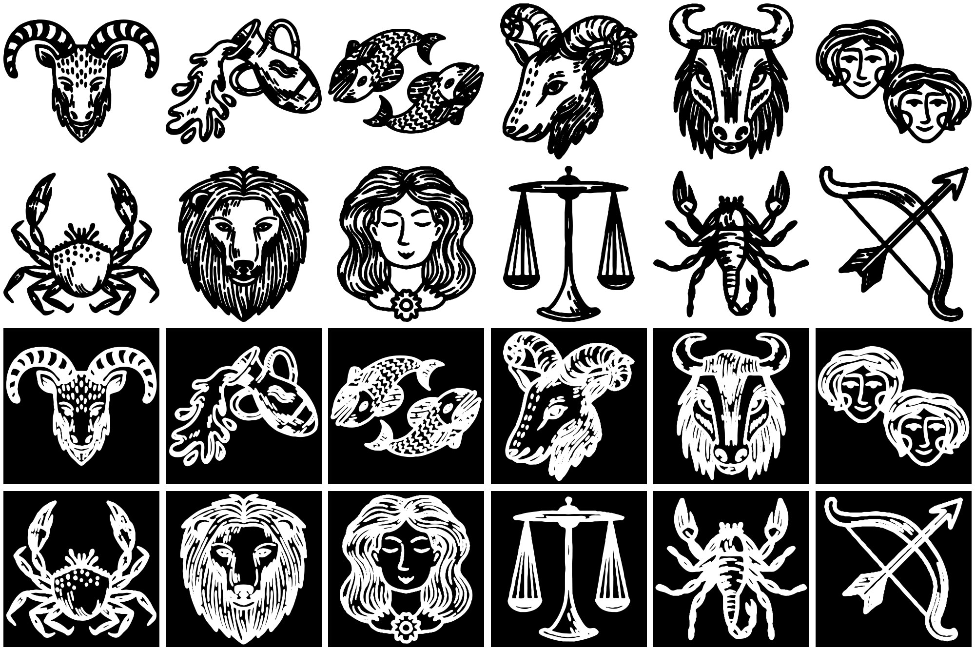 Formes Signes zodiaque (9) Formes Signes zodiaque (9)