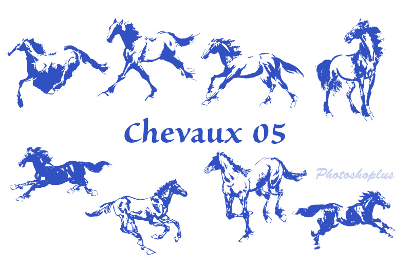 Formes personnalisées Chevaux 05