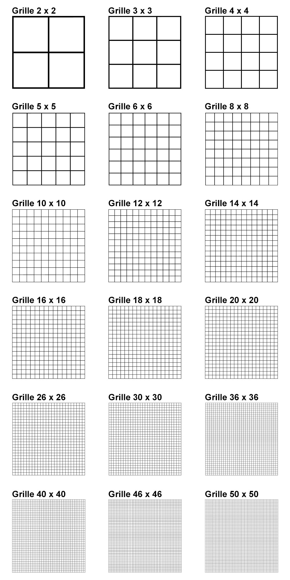 Formes Grilles 01