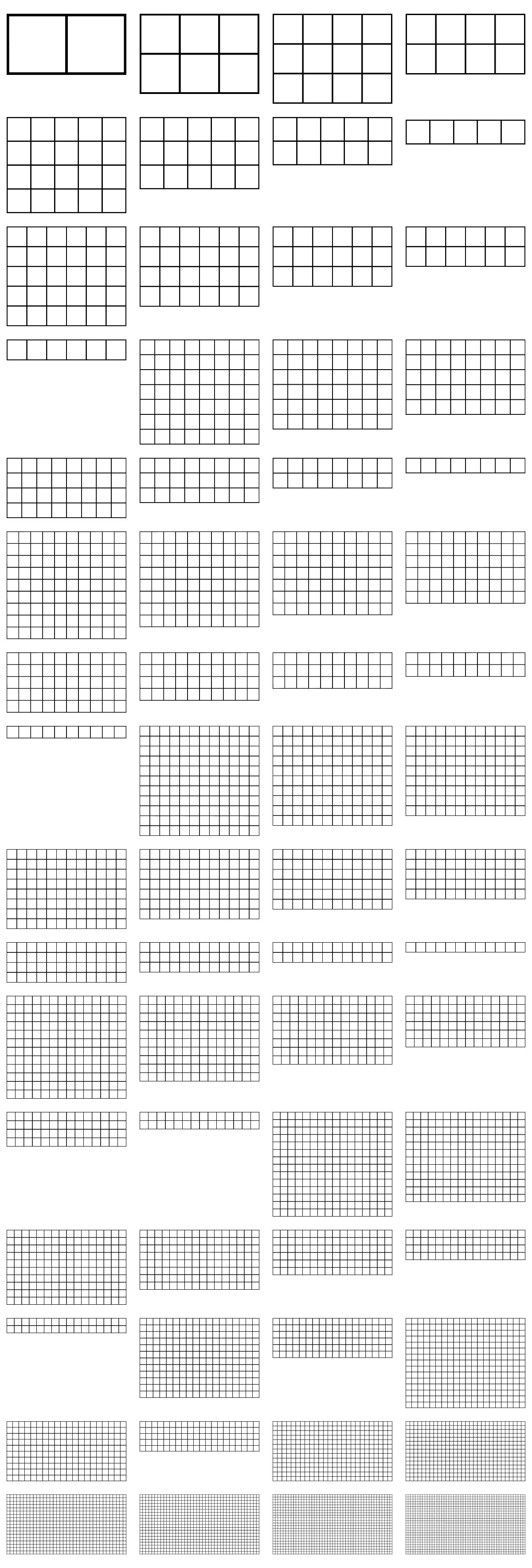 Formes Grilles 01