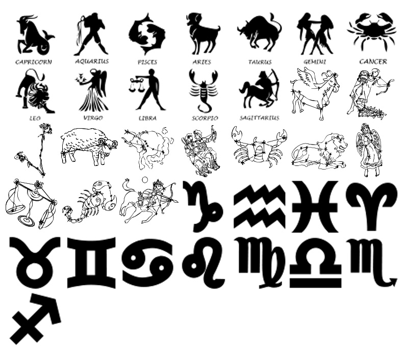 Formes Signes du zodiaque 01