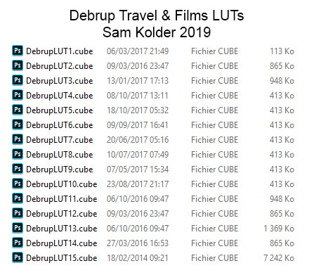 LUTs Debrup Travel & Films