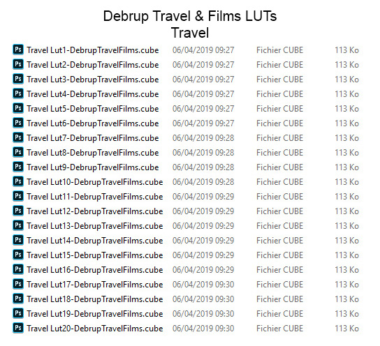 LUTs Debrup Travel & Films