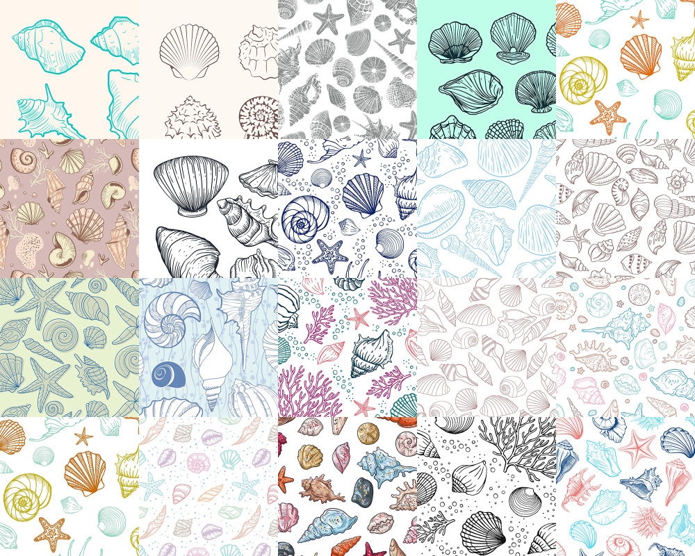 Motifs Coquillages (2) Motifs Coquillages (2)