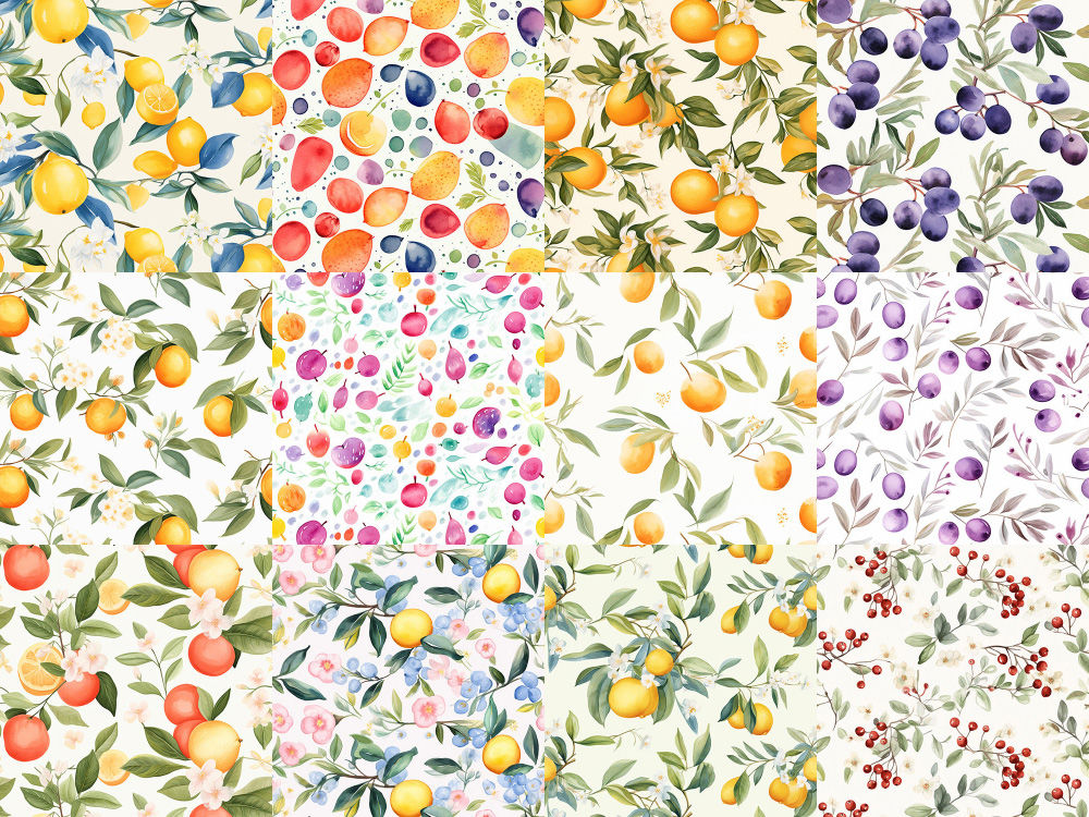Motifs Fruits (2) Motifs Fruits (2)