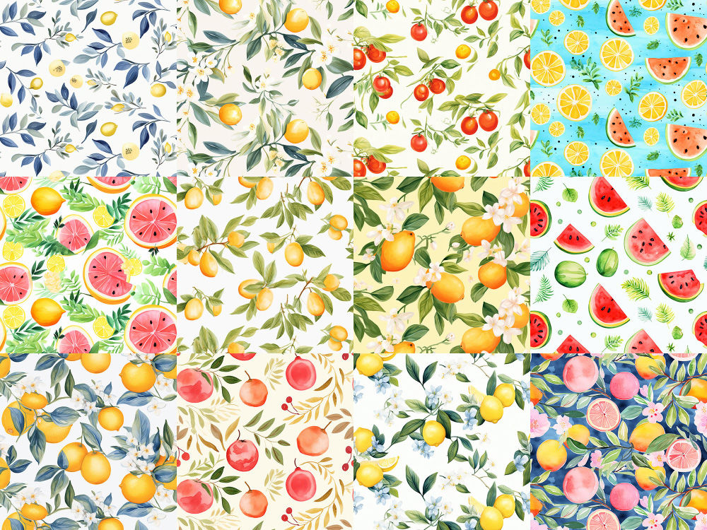 Motifs Fruits (3) Motifs Fruits (3)