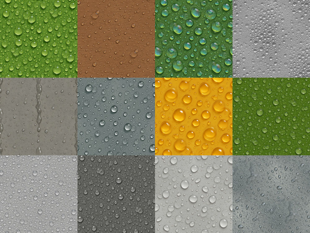 Motifs Gouttes d'eau (3) Motifs Gouttes d'eau (3)