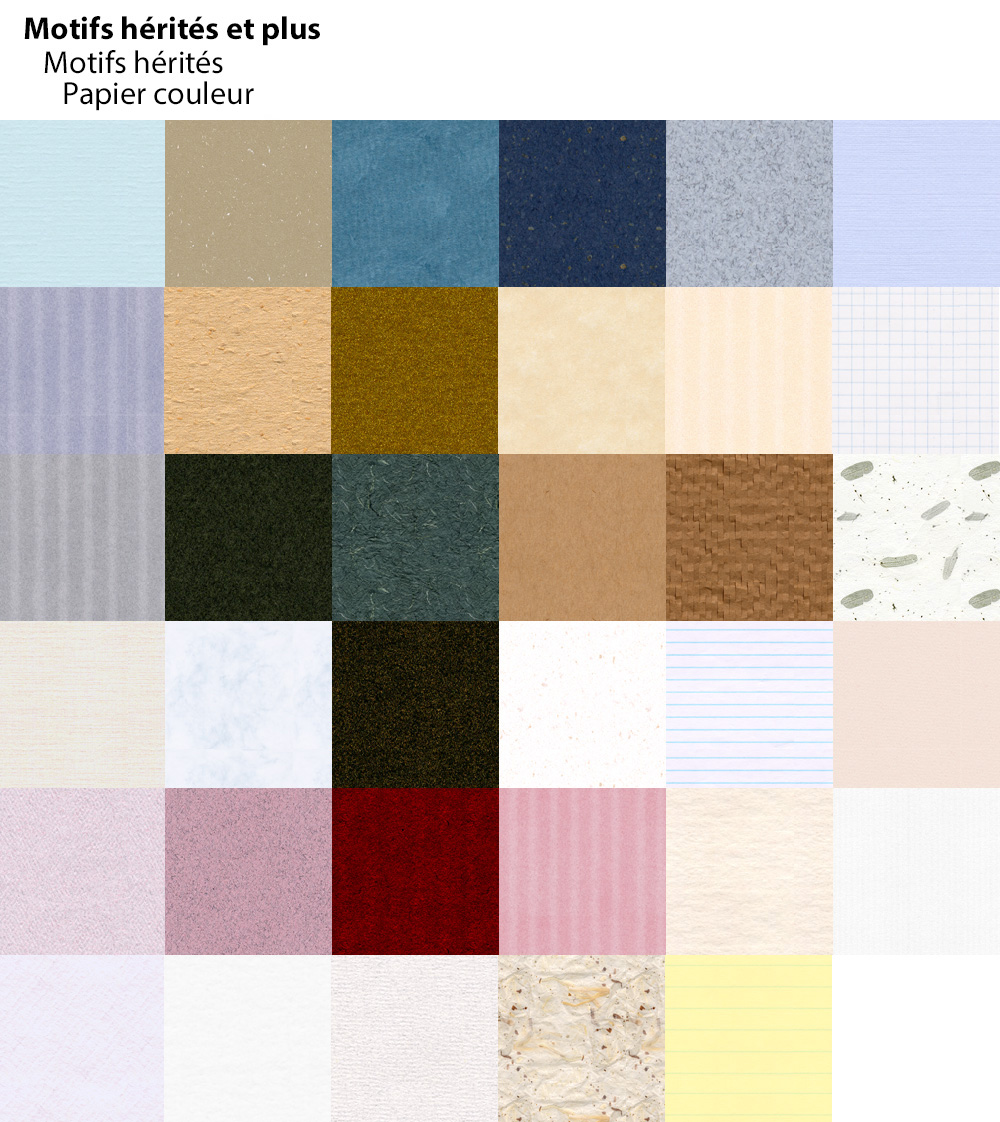 Motifs Papier couleur Motifs Papier couleur
