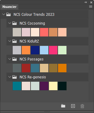 Nuanciers NCS Colour Trends 2023