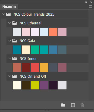 Nuanciers NCS Colour Trends 2025
