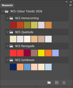 Nuanciers NCS Colour Trends 2026