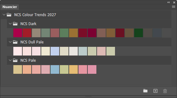 Nuanciers NCS Colour Trends 2027