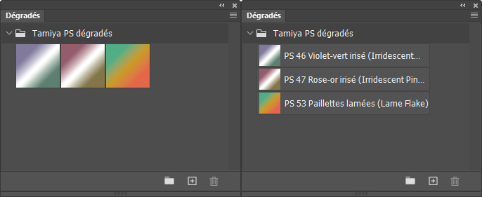 Dégradés Tamiya Dégradés Tamiya