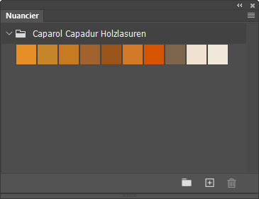 Nuancier Caparol Capadur Holzlasuren