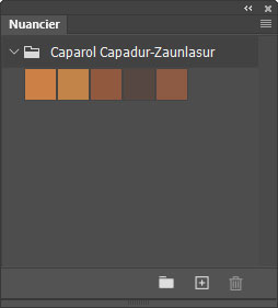 Nuancier Caparol Capadur Zaunlasur