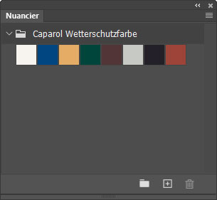 Nuancier Caparol Wetterschutzfarbe