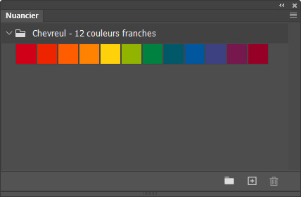 Nuancier Chevreul - 12 couleurs franches Nuancier Chevreul - 12 couleurs franches