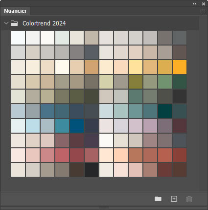 Nuancier Colortrend 2024