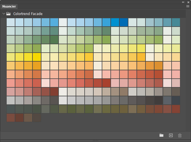 Nuancier Colortrend Facade