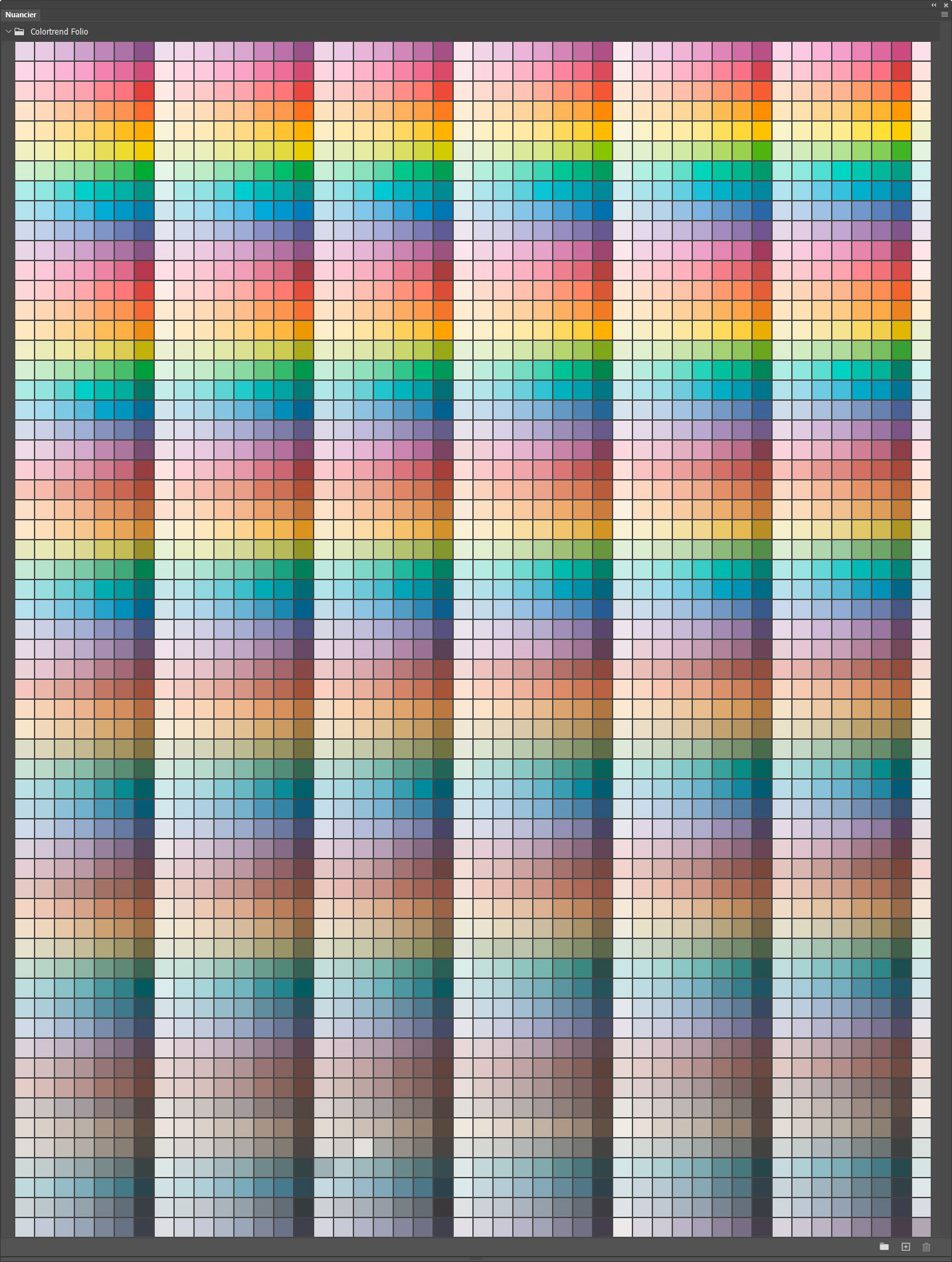 Nuancier Colortrend Folio