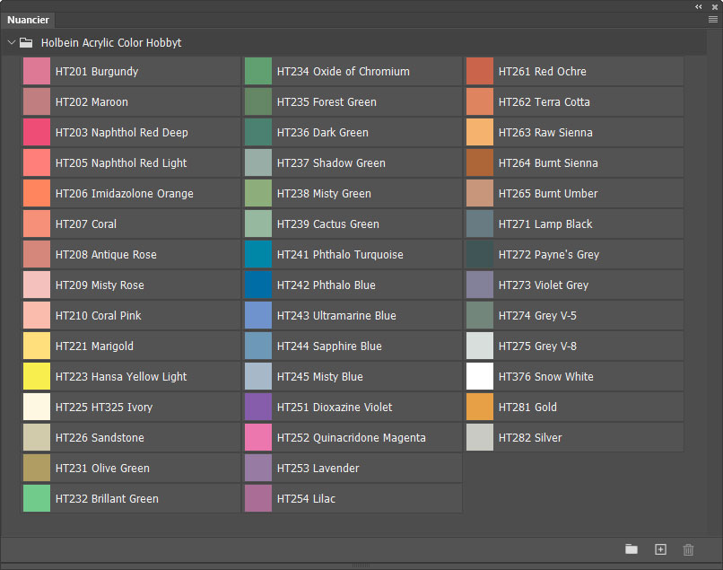 Holbein Acrylic Color Hobbyt