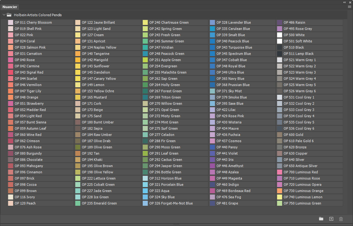 Holbein Artist's Colored Pencils