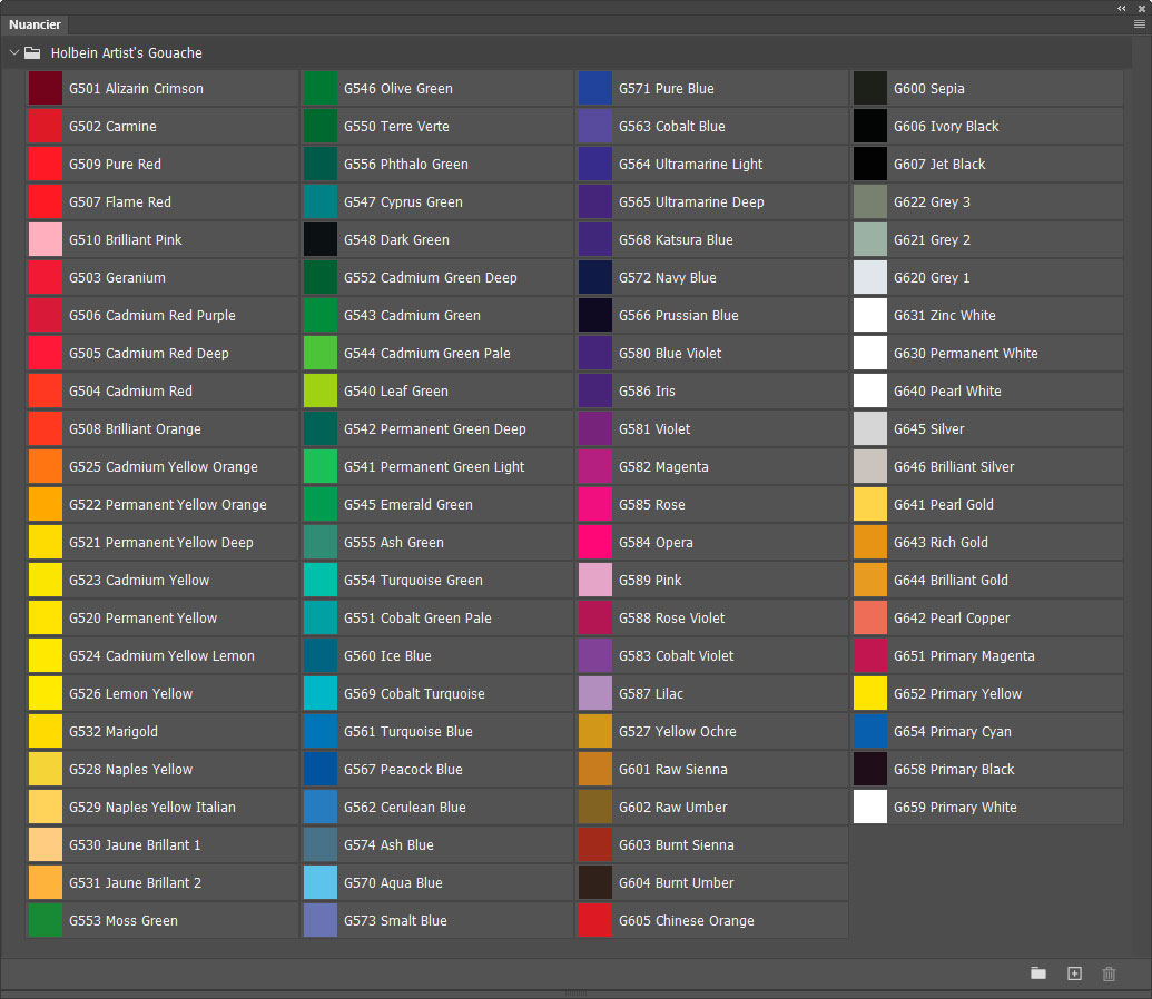 Holbein Artist's Gouache