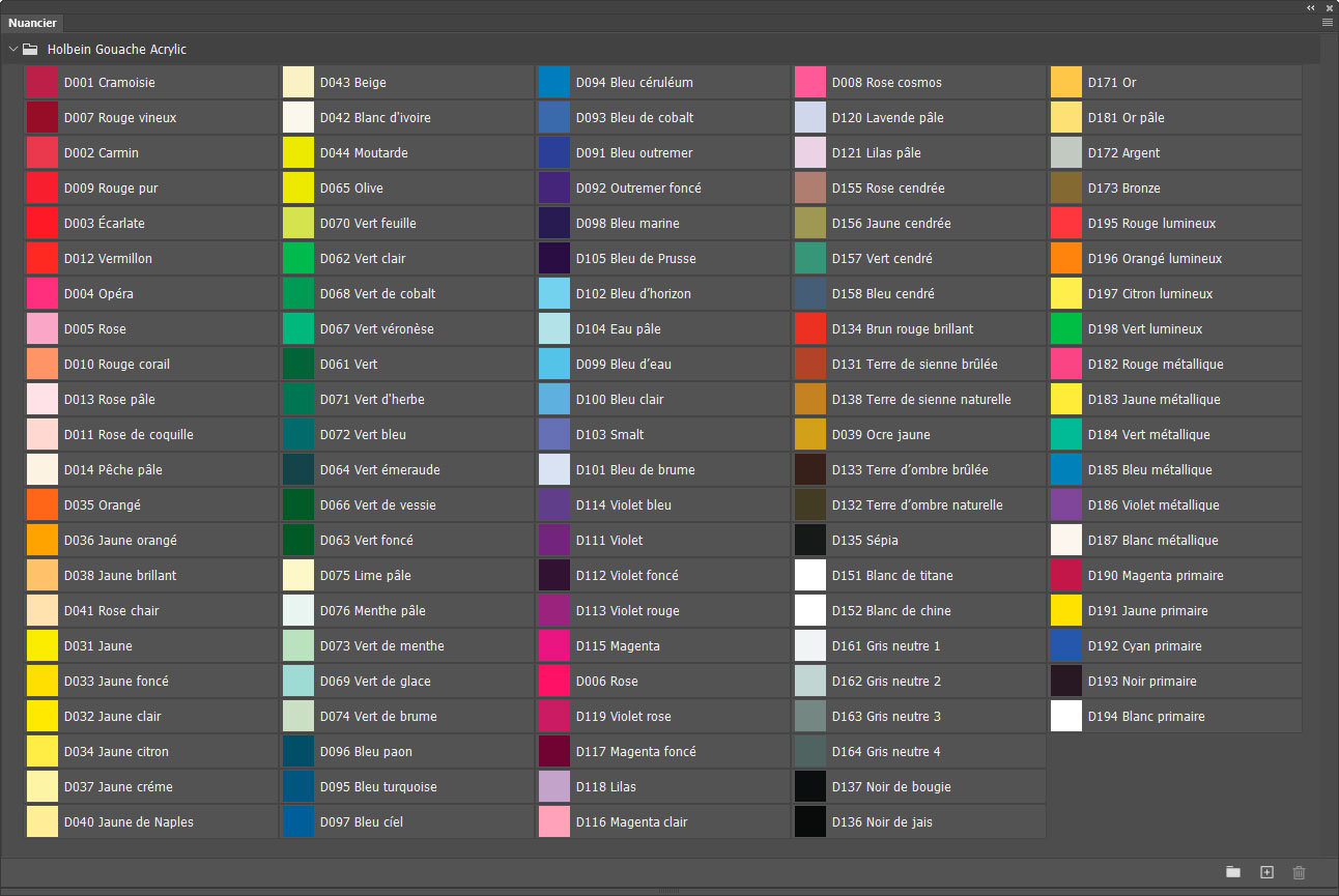 Holbein Gouache Acrylic