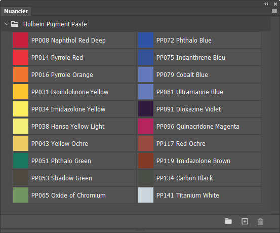 Holbein Pigment Paste