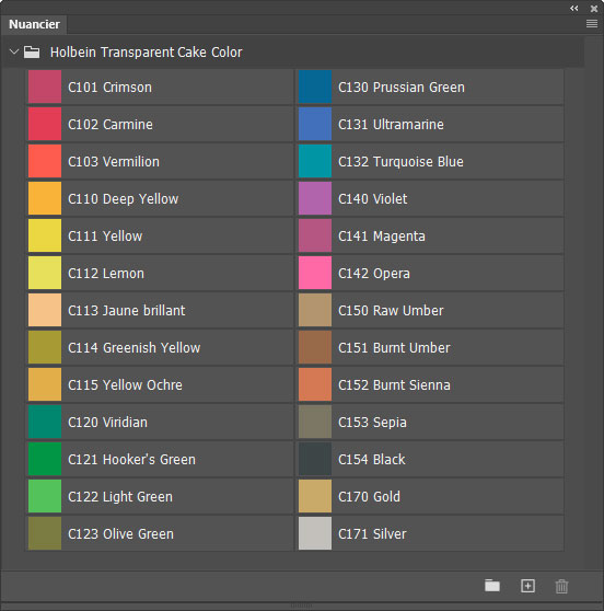 Holbein Transparent Cake Color