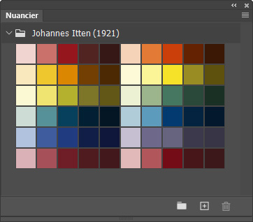 Nuancier Johannes Itten (1921)