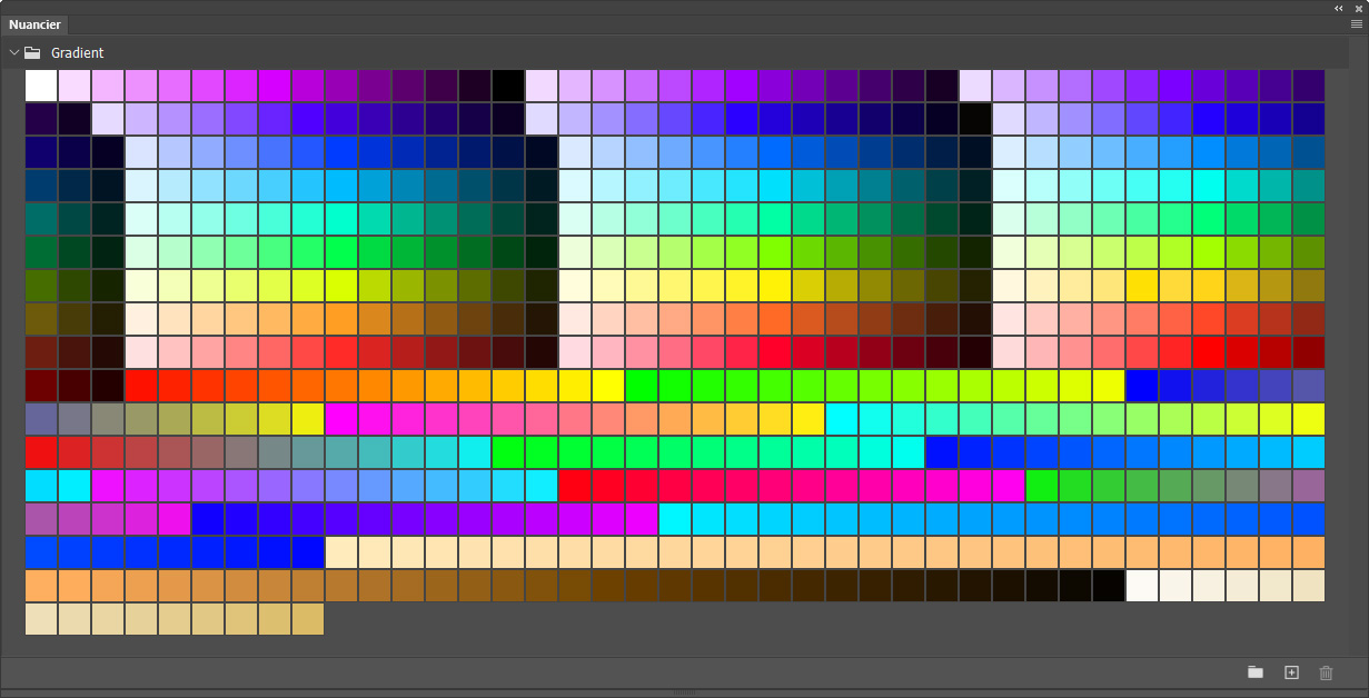 Nuancier Gradient Nuancier Gradient