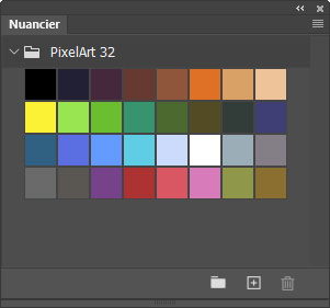 Nuancier PixelArt 32