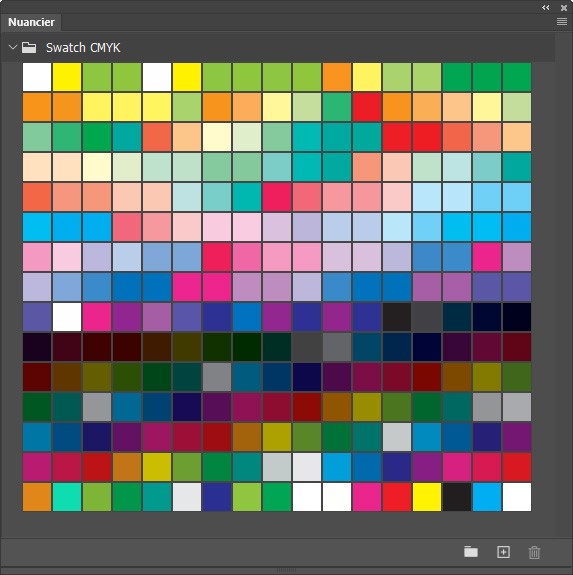 Nuancier Swatch CMYK Nuancier Swatch CMYK