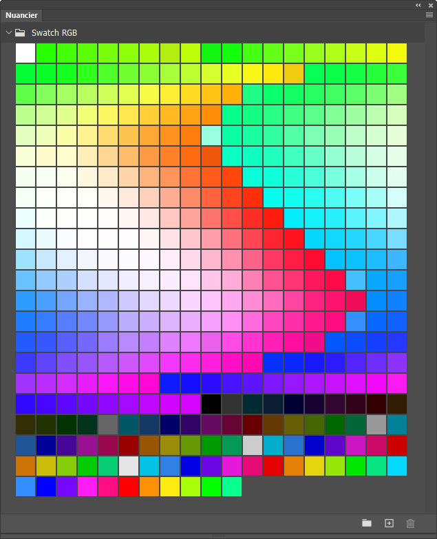 Nuancier Swatch RGB Nuancier Swatch RGB
