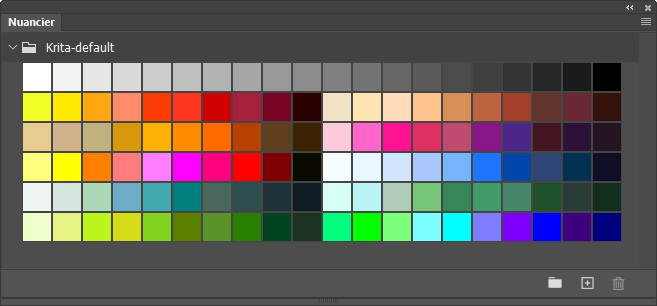 Nuancier Krita-default Nuancier Krita-default