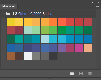 Nuancier LG Chem LC 2000 Series