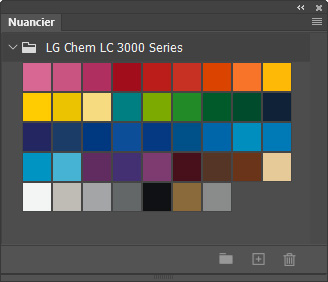 Nuancier LG Chem LC 3000 Series