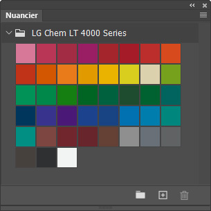 Nuancier LG Chem LT 4000 Series