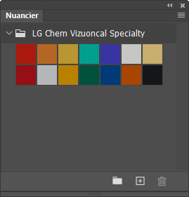 Nuancier LG Chem Vizuoncal Specialty
