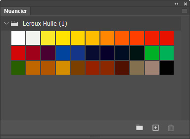 Nuancier Leroux Huile (1) Nuancier Leroux Huile (1)